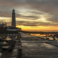 Buy canvas prints of  Low tide at St Mary`s by Phil Reay