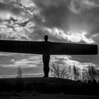 Buy canvas prints of  The Angel of the North by Phil Reay