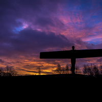 Buy canvas prints of  Sunrise at the Angel by Phil Reay