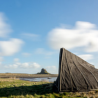 Buy canvas prints of Lindisfarne Castle by Phil Reay