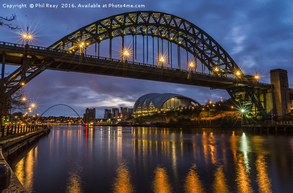 River Tyne Print by Phil Reay