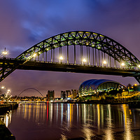 Buy canvas prints of The Tyne Bridge at Newcastle by Phil Reay