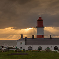 Buy canvas prints of Sunrise at Souter lighthouse by Phil Reay