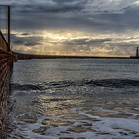 Buy canvas prints of Roker pier by Phil Reay