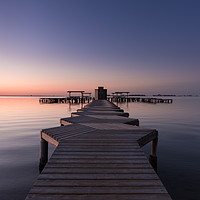 Buy canvas prints of Zigzag jetty by Phil Reay