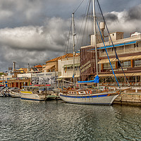 Buy canvas prints of The Harbour at Cabo de Palos.  by Phil Reay