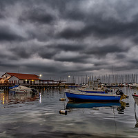Buy canvas prints of Stormy skies on the Mar Menor by Phil Reay