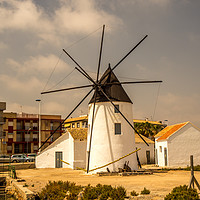 Buy canvas prints of Spanish windmill by Phil Reay