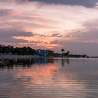 Buy canvas prints of Sunrise over the Mar Menor by Phil Reay