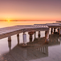 Buy canvas prints of Mar Menor sunrise by Phil Reay
