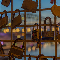 Buy canvas prints of Love locks by Phil Reay