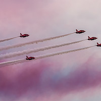 Buy canvas prints of Red Arrows by Phil Reay