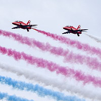 Buy canvas prints of Red Arrows by Phil Reay