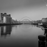 Buy canvas prints of A foggy morning on the Tyne by Phil Reay