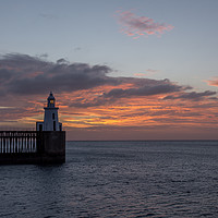 Buy canvas prints of Sunrise over the North Sea at Blyth.  by Phil Reay