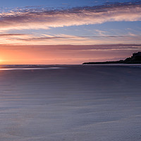 Buy canvas prints of A deserted Bamburgh beach by Phil Reay