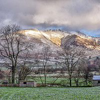 Buy canvas prints of Snowy mountains by Phil Reay