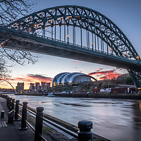 Buy canvas prints of Sunrise on the Tyne  by Phil Reay