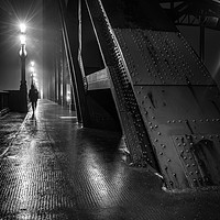 Buy canvas prints of Tyne Bridge at night by Phil Reay