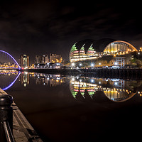 Buy canvas prints of Reflections on the Tyne by Phil Reay