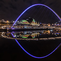 Buy canvas prints of Reflections on the Tyne by Phil Reay