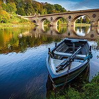 Buy canvas prints of Rowing boat on the Tweed by Phil Reay