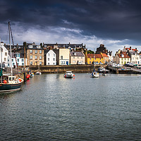 Buy canvas prints of St Monan`s harbour by Phil Reay