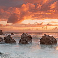 Buy canvas prints of The Four Sisters of Graham Sands by Phil Reay