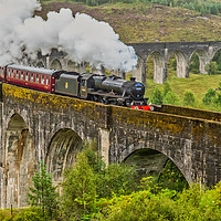 Buy canvas prints of The Jacobite steam train  by Phil Reay