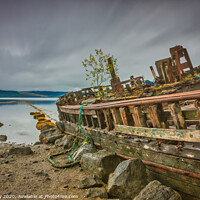 Buy canvas prints of Salen Wreck by Phil Reay
