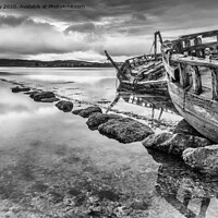 Buy canvas prints of Salen wrecks by Phil Reay