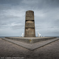 Buy canvas prints of The Signal Monument, Normandy by John Allsop