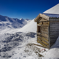 Buy canvas prints of Mountain Shack by David Schofield