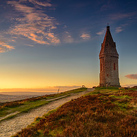 Buy canvas prints of Hartshead Pike by David Schofield