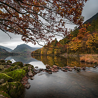 Buy canvas prints of Autumn at Buttermere by David Schofield