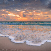 Buy canvas prints of Sunrise over the Riviera Maya by David Schofield