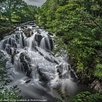 Buy canvas prints of Swallow Falls by David Schofield