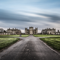 Buy canvas prints of  seaton delaval hall by christopher gould