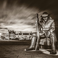 Buy canvas prints of Tommy In Seaham by christopher gould