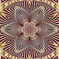 Buy canvas prints of Alpha Mandala by Steve Marchant
