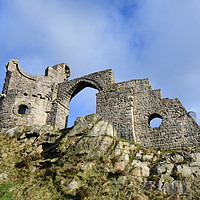Buy canvas prints of Mow Cop Castle Staffordshire by Robert Davies