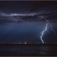 Buy canvas prints of  Thunderstorm Over North Wales by Ryan Davies