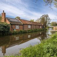 Buy canvas prints of  Newark Mill in Ripley, Surrey by Colin Evans