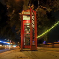 Buy canvas prints of  Red Phone Box by Colin Evans