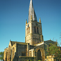 Buy canvas prints of The Crooked Spire in Chesterfield  by Michael South Photography