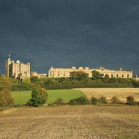 Buy canvas prints of Bolsover Castle Under Stormy Skies  by Michael South Photography