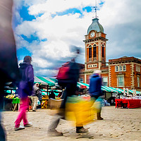 Buy canvas prints of Chesterfield Market Hall  by Michael South Photography
