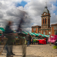 Buy canvas prints of Chesterfield Market Hall.  by Michael South Photography