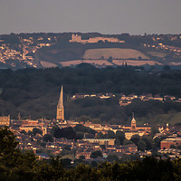 Buy canvas prints of The Crooked Spire and Bolsover Castle by Michael South Photography