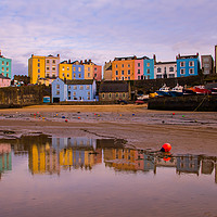 Buy canvas prints of Tenby Harbour  by Michael South Photography